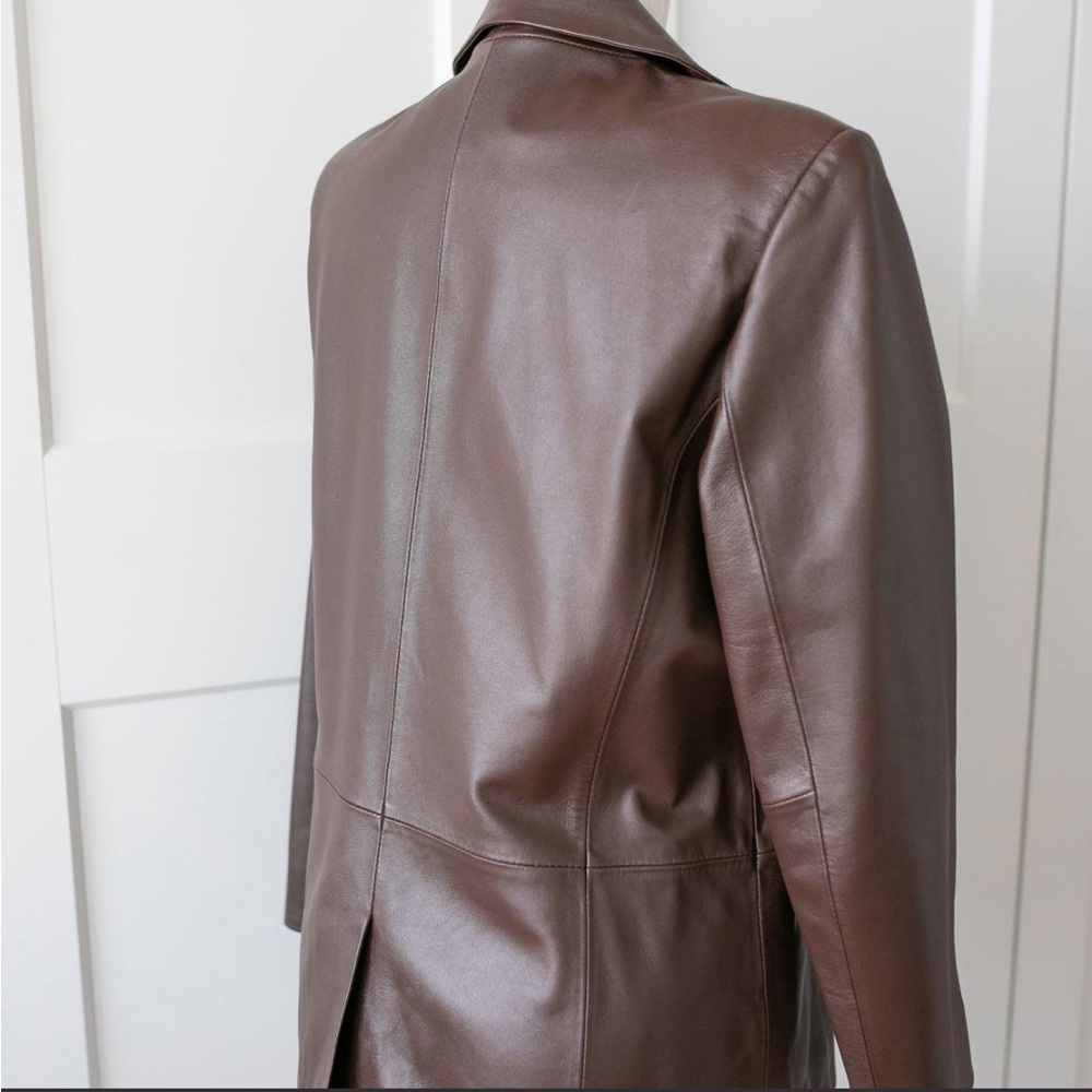 Pendleton Brown Leather Jacket - Picture 2 of 5